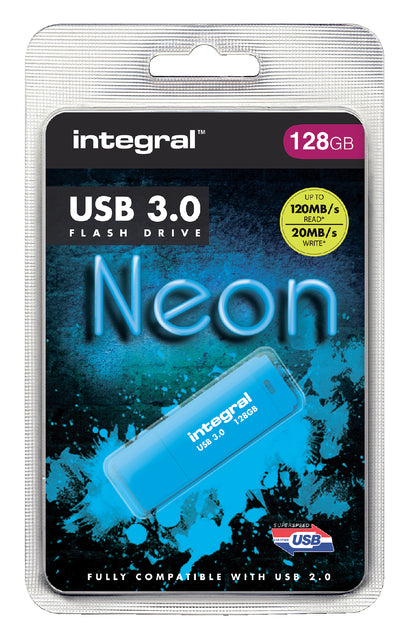 Integral - USB3 Neon 128GB BL