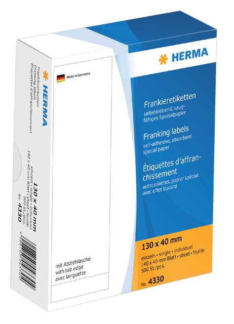 Herma - Étiquette de franc 4330 130x40mm 500 pièces