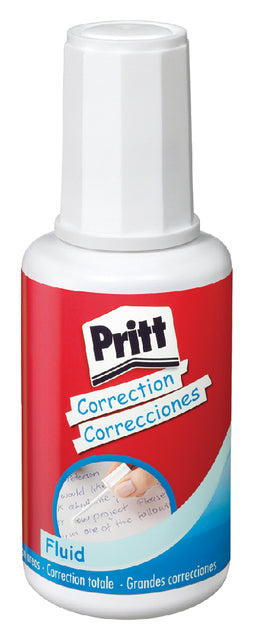 Pritt - Correctievloeistof flacon met kwast 20ml | 10 stuks