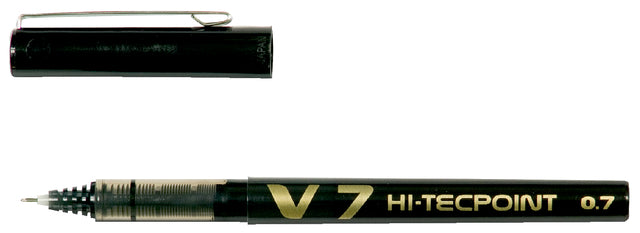 Pilote - Rollerpen Pilot Hi -tecpoint V7 noir 0,5 mm | 12 pièces