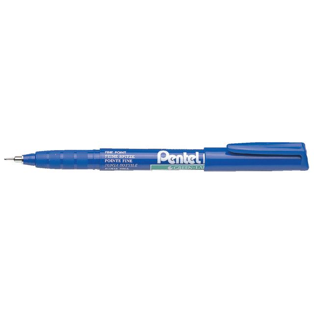 Pentel - Fineliner pentel nmf50 f blauw | 12 stuks