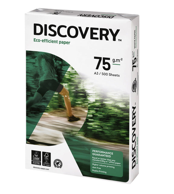 Discovery - Copier Paper Ft A3, 75 g, pack de 500 feuilles