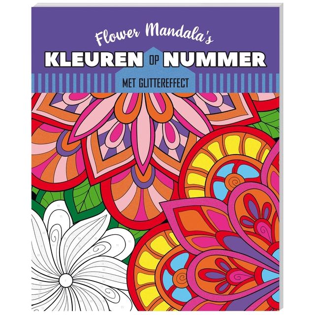 Colorbook Interstat Farben nach Zahlen Blumenmandalas