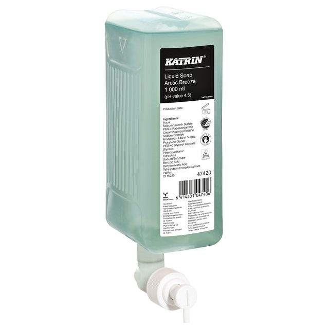 Katrin - Handzeep  arctic breeze 1000ml 47420 | 6 stuks