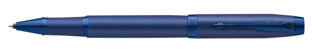 Parker - im monochrom blauen Gelroller, fein, Geschenkbox