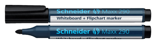 Schneider -Filz -tip Maxx 290 Whiteboard Round Black 2-3mm | 10 Stücke