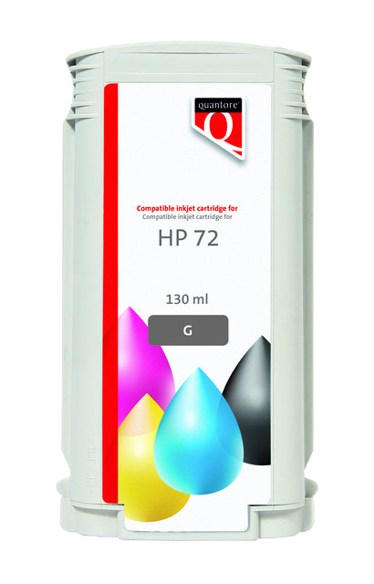 Quantore - Inktcartridge hp 72 c9374a grijs