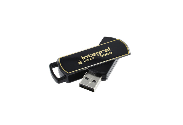 Integral - Usb-stick integral 3.0 secure 360 32gb zwart