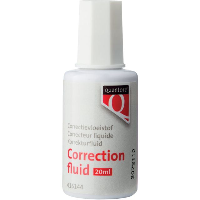 Quantore - Korrekturflüssigkeit 20ml | 3 Stücke