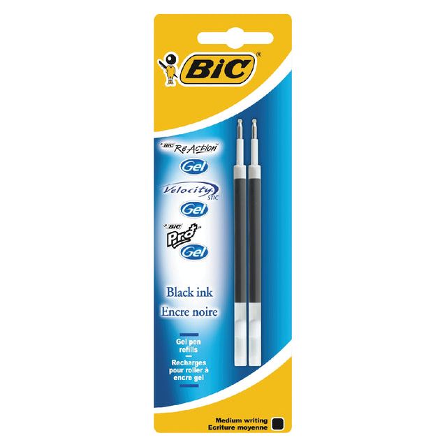 BIC - Écrivain Ging Remplissant pour divers Gelpennen Black M à 2e