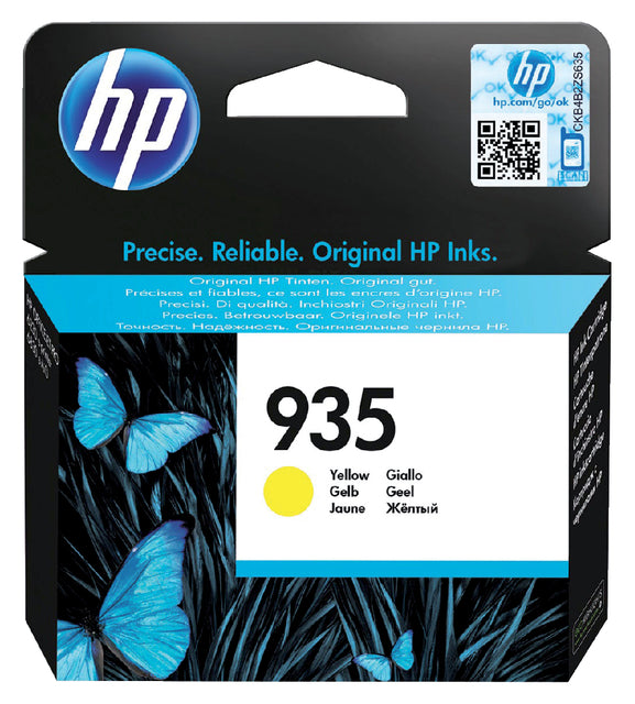 HP - Inkcartridge 935, 400 pages, OEM C2P22AE, GEEL