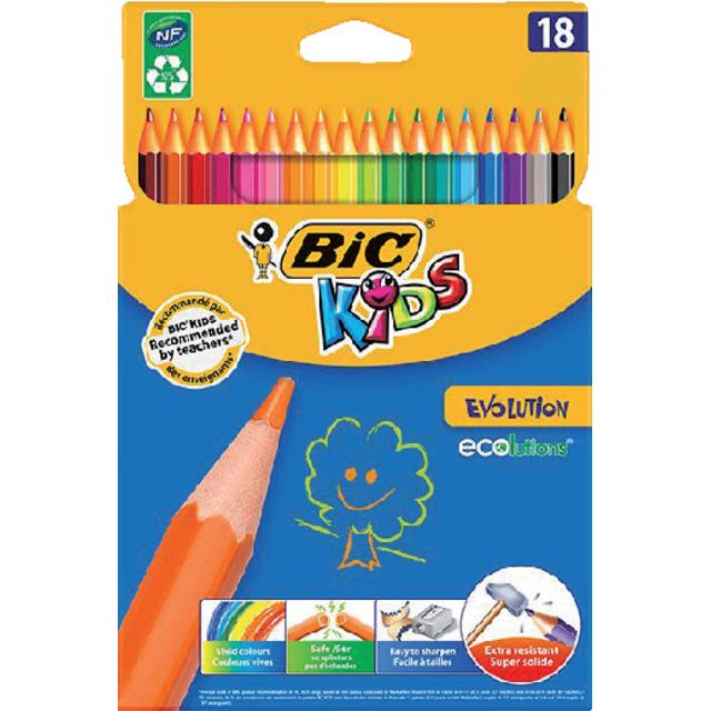 Bickids - Kleurpotlood bickids evolution ecolutions ass | 24 stuks