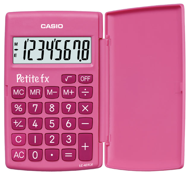 Casio - Rekenmachine casio basisschool roze