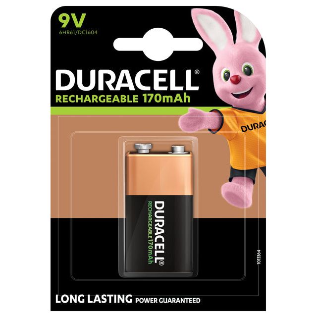 Duracell - batterie rechargeable 9v, sur blister