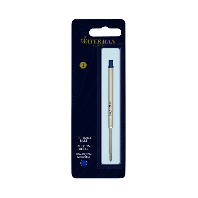 Waterman - Balpenvulling m blauw | 12 stuks