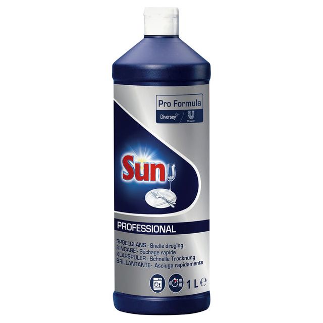 Sun - Vaatwasmachine glansspoelmiddel 1 liter | 6 stuks