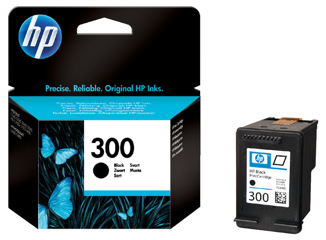 HP - Inktcartridge hp cc640ee 300 zwart