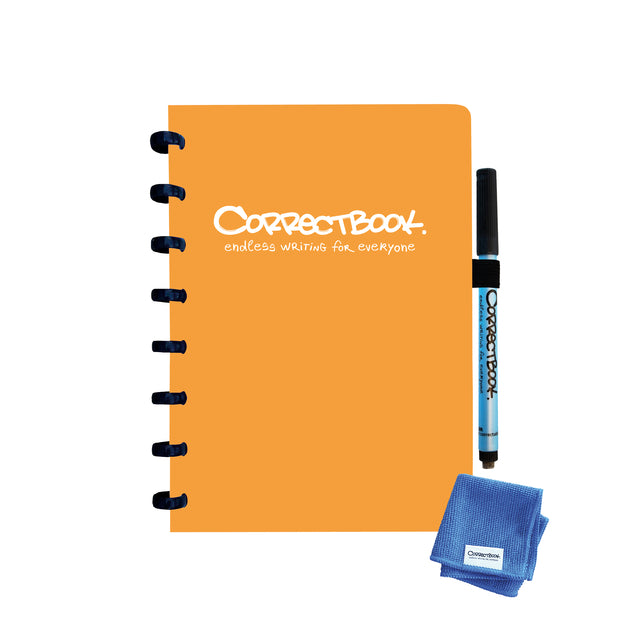 Correctbook - Notebook A5 Ligne 40blz Peachy Orange