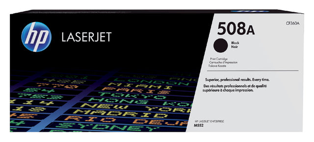 HP - Toner 508a, 6.000 Seiten, OEM CF360A, Schwarz