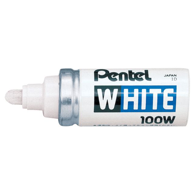 Pentel - Filt Intilt 100W Lakmarker Roy White 4 mm | 12 pièces