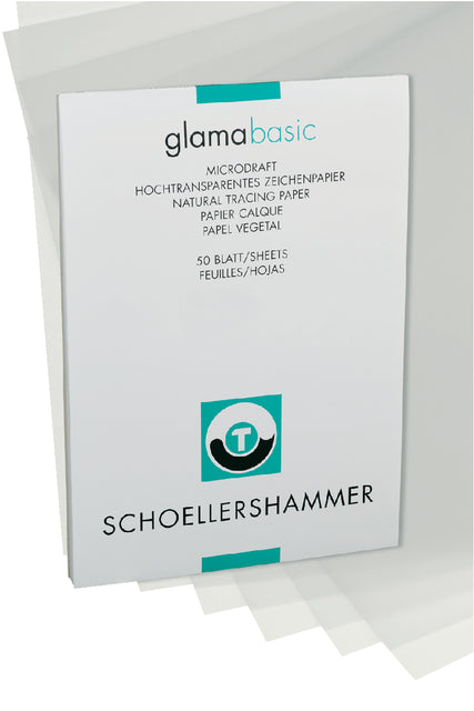 Schoellershammer - Bloc de conception A4 90-95gr Transparent 50vel | 10 pièces