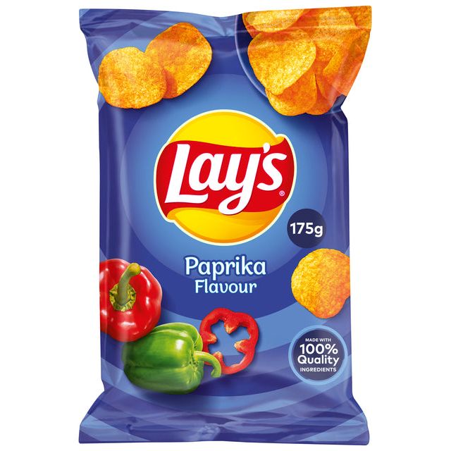 Lay's - Chips lay's paprika 175 gram | 8 stuks