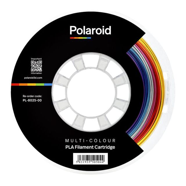 Polaroid - 3D -Filament Polaroid PLA 500gr Multi -Colored | Rollen Sie ein 1 Stück | 6 Stück