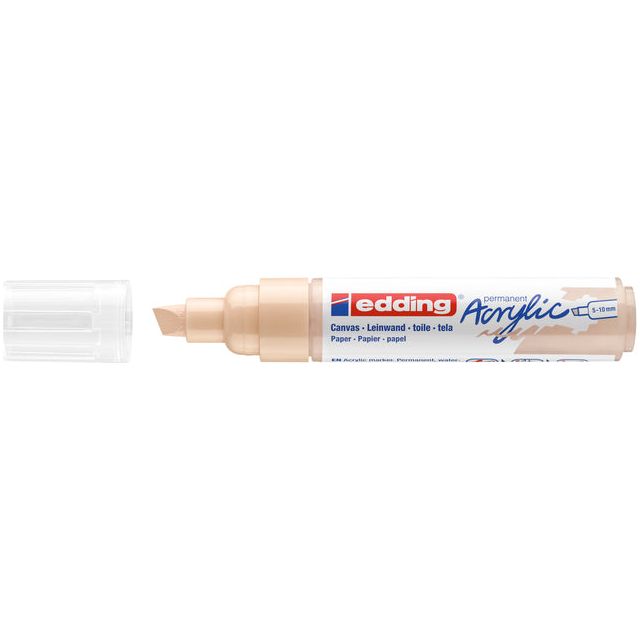 EDDING - Acrylmarker Edding E5000 Rasse warm Beige | 5 Stücke