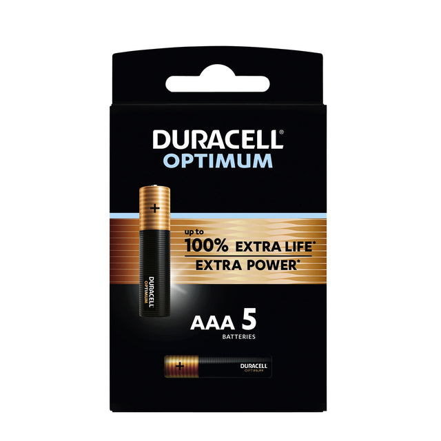 Duracell - Batterie Optimum 100% 5XAAA