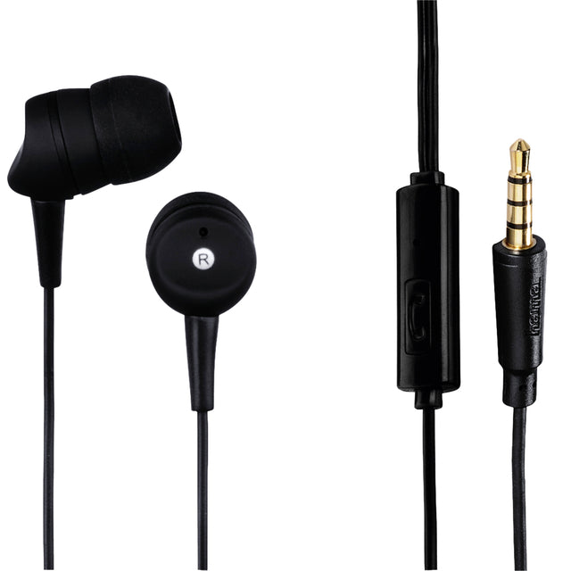 Hama - Oortelefoon ham in-ear-stereo basic4phone zwart