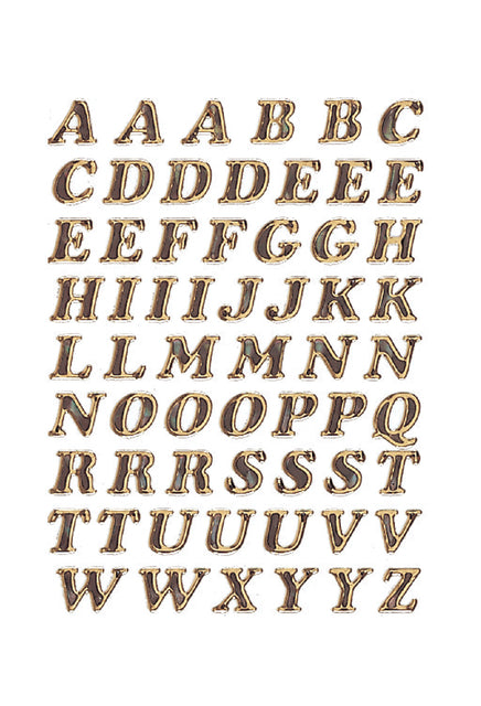 Herma - Étiquette 4192 LETTRES 8MM A -Z FOIR GOLD 61 PIÈCES | 10 pièces