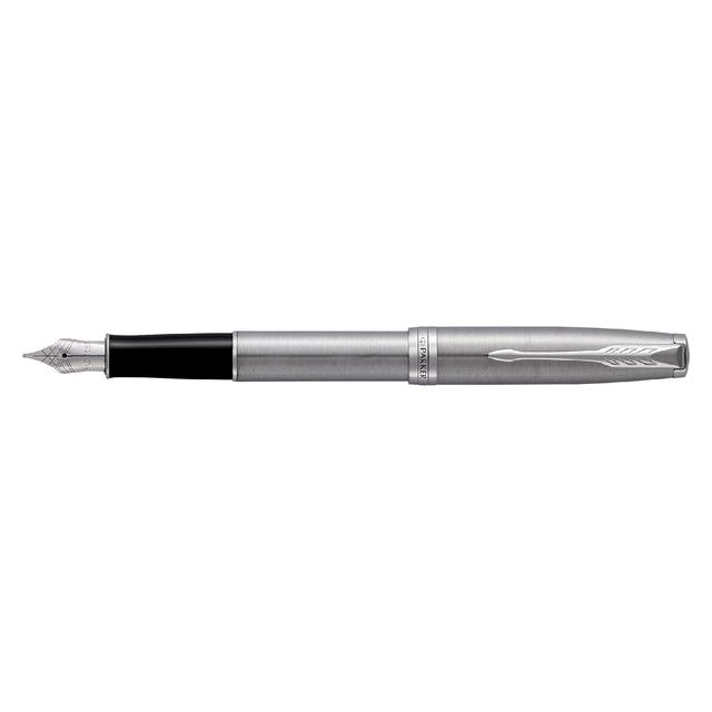 Parker - Fountain Pen Sonnet en acier inoxydable CT Medium