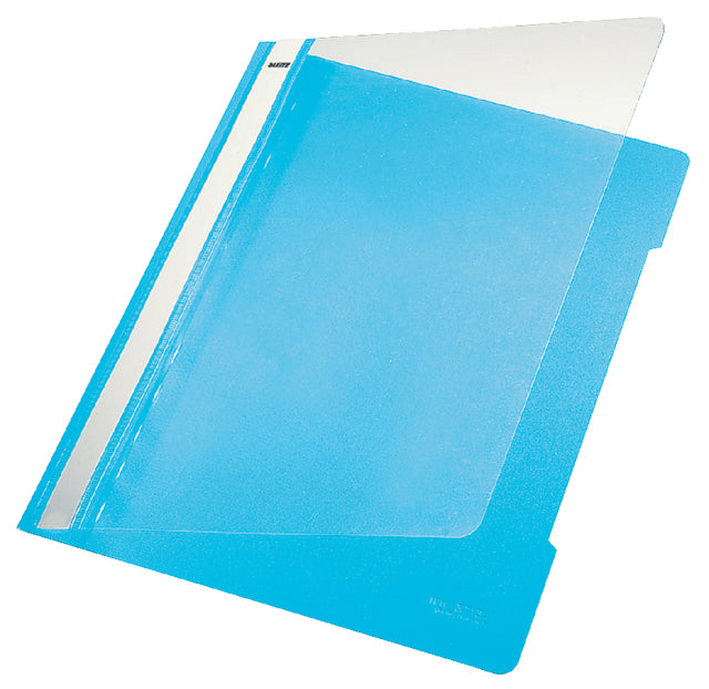 Leitz - Fastrusher Standard A4 PVC bleu clair | 25 pièces