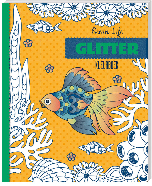 Interstat - Kleurboek interstat glitter ocean life