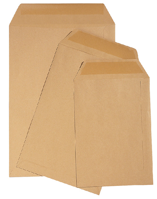 Quantore - Envelop loonzak c6 114x162 70gr bruin