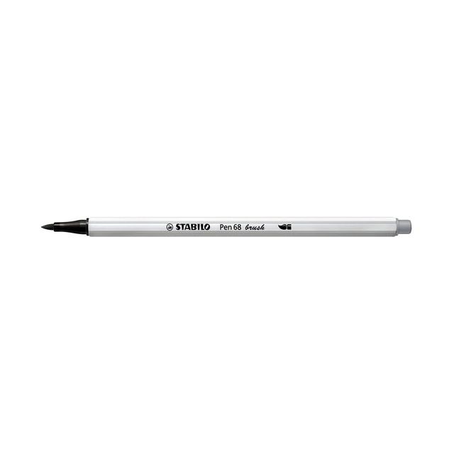 Stabilo - Brushstift pen 68/95 koudgrijs