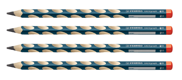 Stabilo - Bleistift EasyGraph 322 rechts -Handhanded HB | 12 Stücke