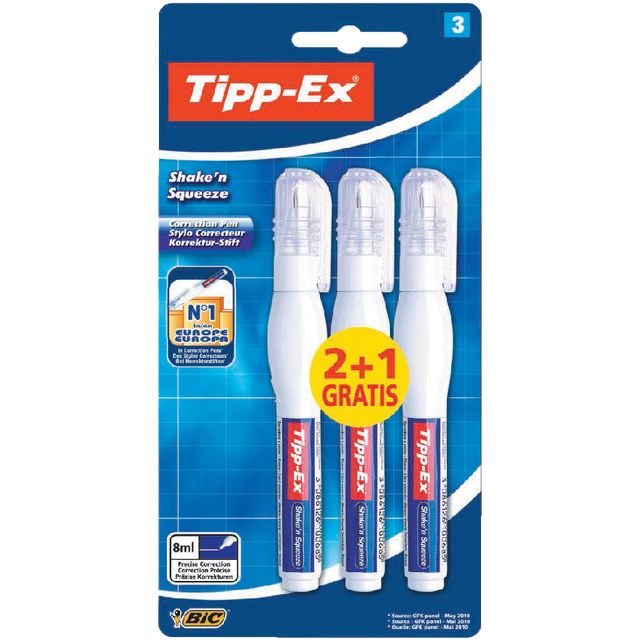 Tipp-ex - Correctiepen shake 'n squeeze 8ml