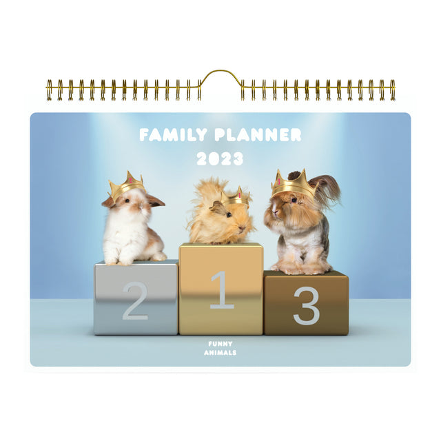 Lannoo - Familiekalender 310x220 funny animals rabbit 58pag