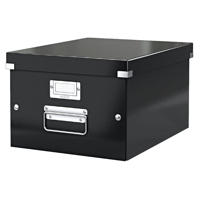 Leitz - Wow Storage Box Cliquez sur Store, Ft A4, noir