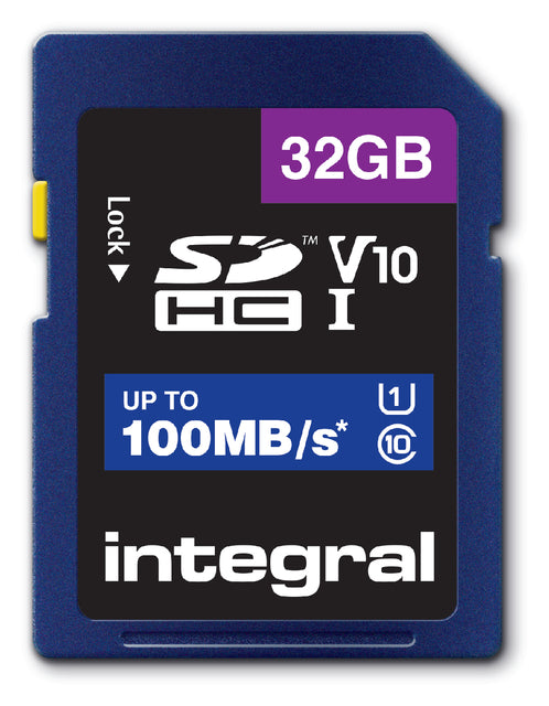 Integrale - Carte mémoire SDHC V10 32 Go