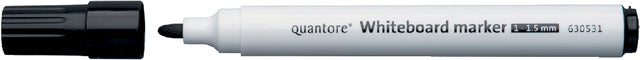 Quantore - Whiteboard Stift autour de 1 à 1,5 mm noir