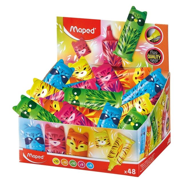 Maped - Markeerstift  mini cute display á 48 stuks