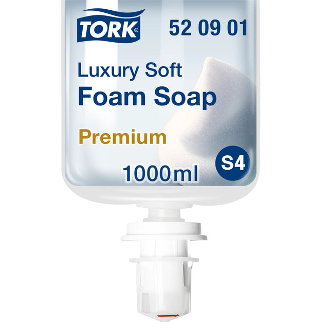 Tork - Luxe zachte schuimzeep, S4, flacon van 1 liter