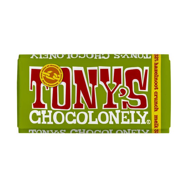 Tony's Chocolonely - Chocolate Milk Hazelnut Crunch 180GR