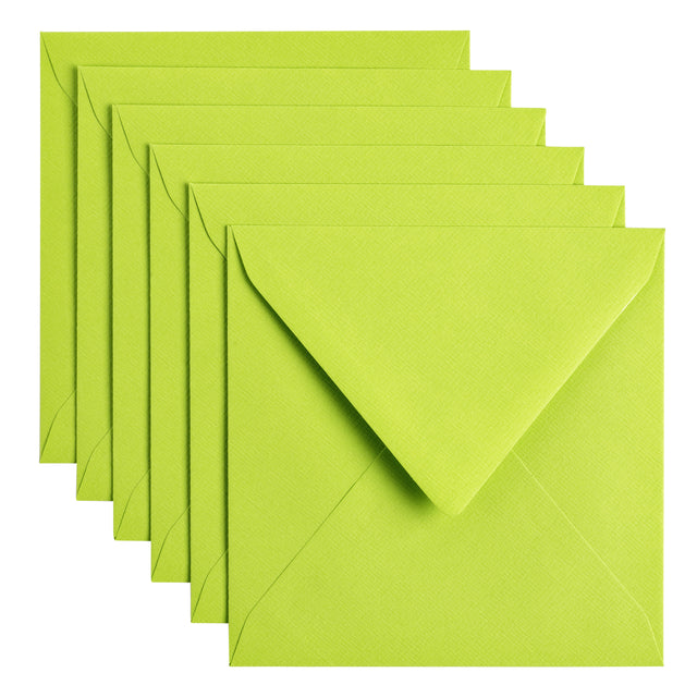 Papicolor - Enveloppe 140x140 mm vert pomme