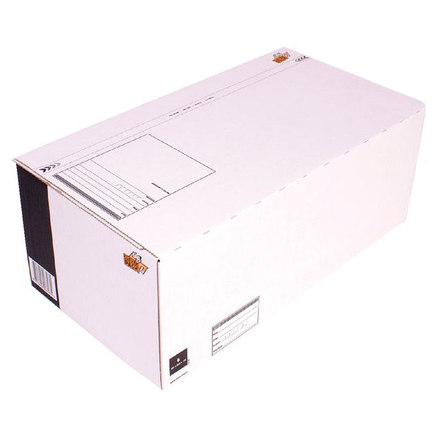 Cleverpack - Postketbox 6 485x260x185mm Weiß 25 Stück