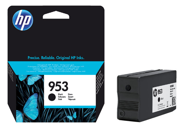 HP - Inkcartridge 953, 900 Seiten, OEM L0S58AE, Schwarz