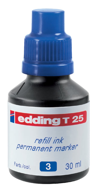 Edding - Viltstiftinkt edding t25 blauw | 10 stuks