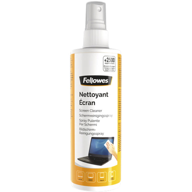 Fellowes - Reiniger fellowes scherm spray 250ml